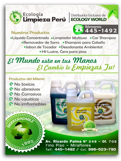 Ecologia  Limpieza Perú