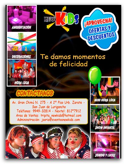Eventos New Kids